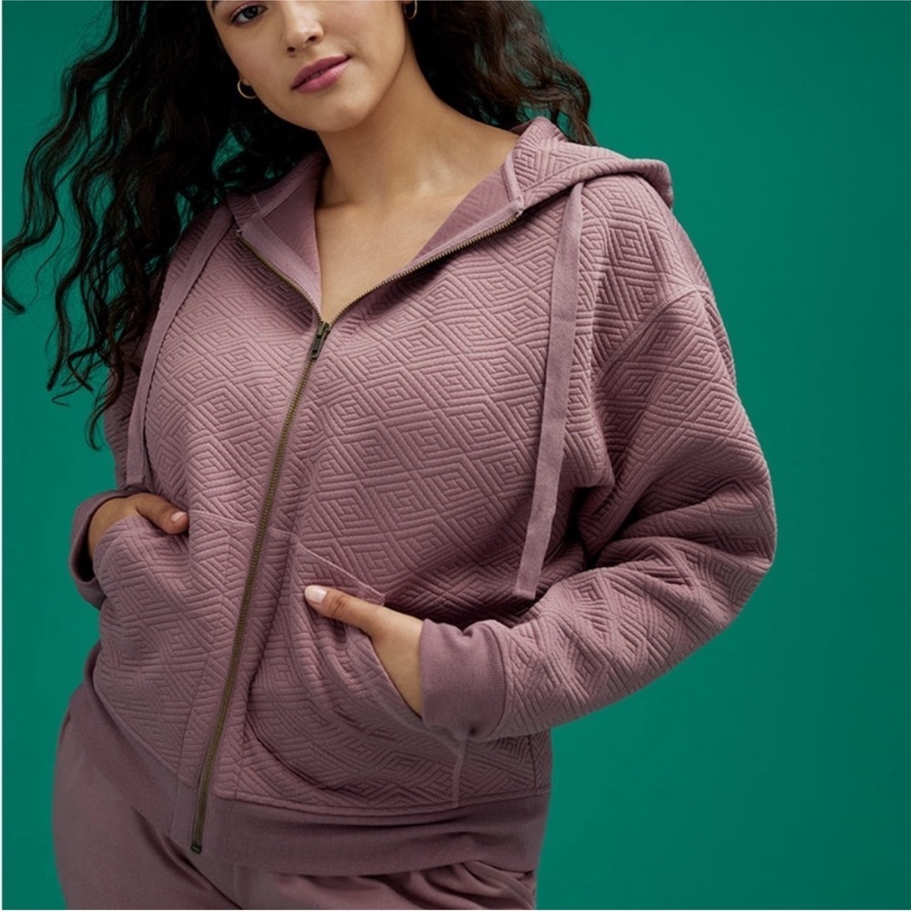 Third Love Quilted Sweatshirt in Twilight